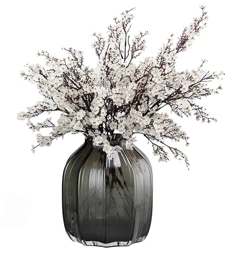 JAKY-Global Künstliche Blumen 12 Stück Getrocknete Unechte Seide Blumen Babysbreath Pflanze Dekoration für Hochzeit Sträuße Haus Garten Party Blumenschmuck(White) von JAKY-Global