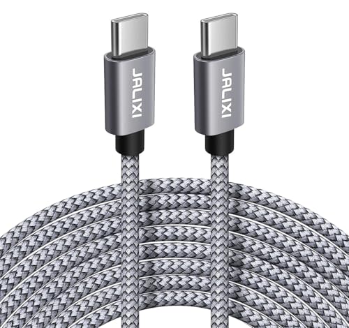 JALIXI USB C Kabel 3M, 60W PD Schnellladekabel Nylon für iPhone 16/16 Plus/16 Pro/16 Pro Max, 15/15 Plus/15 Pro/15 Pro Max JALIXI USB C Kabel 3M, 60W PD Schnellladekabel Nylon für iPhone 16/16 Plus/16 Pro/16 Pro Max, 15/15 Plus/15 Pro/15 Pro Max von JALIXI