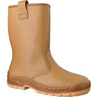 Jallatte - Winterschlupfstiefel Jalartic sas Größe 48 w. 11 beige S3L ci fo sr AP-23-Leder von JALLATTE