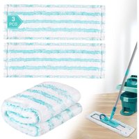 Jalleria - 10er-Pack Ersatz-Wischbezüge für Leifheit Profi xl Micro Duo / Profi xl Cotton Plus All-Boden-Wischmopp-Stiele, entfernt Flecken schnell, Jalleria - 10er-Pack Ersatz-Wischbezüge für Leifheit Profi xl Micro Duo / Profi xl Cotton Plus All-Boden-Wischmopp-Stiele, entfernt Flecken schnell, von JALLERIA