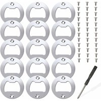 15 Sets Flaschenöffner-Einsätze, Flaschenöffner-Metalleinsatz-Teile-Set, Harzgussformen, Harz-Bieröffner, DIY-Zubehör von JALLERIA