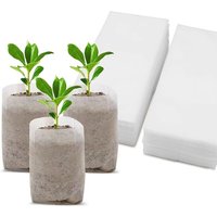 Jalleria - 200 Stück Vlies-Anzuchtbeutel, Stoff-Setzlingsbehälter-Pflanzbeutel, Vlies-Anzuchtbeutel für Setzlinge, Vlies-Stoffbeutel für Pflanzen von JALLERIA