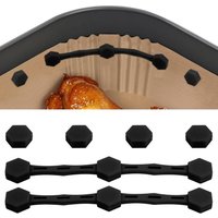 2er-Set Silikon-Magnetschlaufen für Heißluftfritteusen, Magnete für Backpapier-Einlagen in der Heißluftfritteuse verhindern das Verbrennen des 2er-Set Silikon-Magnetschlaufen für Heißluftfritteusen, Magnete für Backpapier-Einlagen in der Heißluftfritteuse verhindern das Verbrennen des von JALLERIA