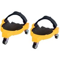 Jalleria - 2er Set flexible Knieschoner mit Rollen für Gartenarbeit, Baustelle Jalleria - 2er Set flexible Knieschoner mit Rollen für Gartenarbeit, Baustelle von JALLERIA