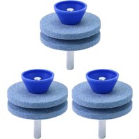 3-teiliger Rasenmäher-Klingenschärfer, Gartenwerkzeugschärfer, kompatibel mit elektrischen Bohrmaschinen und Handbohrmaschinen 3-teiliger Rasenmäher-Klingenschärfer, Gartenwerkzeugschärfer, kompatibel mit elektrischen Bohrmaschinen und Handbohrmaschinen von JALLERIA