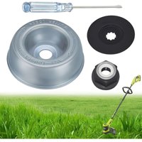4-teiliges Stihl Rasenmäher-Messeradapter-Set – Schubscheibe – Mitnehmerplatte – Bundmutter – Wartungsschraubendreher – Stihl Motorsensen-Zubehör von JALLERIA