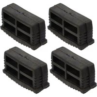4er-Set Leiter-Stabilisierungspads, 60 x 22 mm, rutschfestes Gummi, für klappbare Leiterbeine 4er-Set Leiter-Stabilisierungspads, 60 x 22 mm, rutschfestes Gummi, für klappbare Leiterbeine von JALLERIA