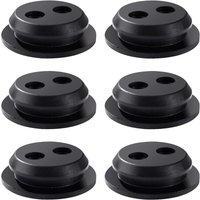 6 Stück Kraftstofftank-Gummidichtungen, Gummibuchsen-Tankdichtung mit 2 Löchern, für Freischneider, Rasentrimmer, Gebläse 6 Stück Kraftstofftank-Gummidichtungen, Gummibuchsen-Tankdichtung mit 2 Löchern, für Freischneider, Rasentrimmer, Gebläse von JALLERIA