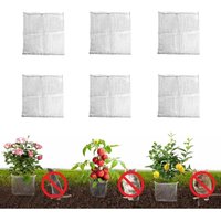 6er-Pack Wühlmaussichere Pflanzkörbe, 35 x 35 cm Wühlmauskorb, Edelstahl, zum Schutz von Pflanzenwurzeln, Blumen, Gemüse von JALLERIA