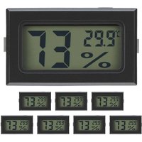 8er-Pack digitale Thermometer-Hygrometer – 48 x 29 x 15 mm – kompakter Temperatur- und Feuchtigkeitsmonitor für den Innenbereich 8er-Pack digitale Thermometer-Hygrometer – 48 x 29 x 15 mm – kompakter Temperatur- und Feuchtigkeitsmonitor für den Innenbereich von JALLERIA