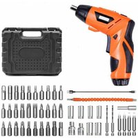 Akku-Bohrschrauber Dual Morphology Elektroschrauber usb wiederaufladbar 4,2 v 1500 mAh 230 U/min mit 47 Zubehörteilen von JALLERIA