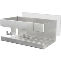 Duschregal ohne Bohren, Badezimmer-Duschregal, selbstklebender Duschseifenhalter, Duschhalter, Duschaufbewahrung aus Edelstahl, Duschzubehör mit 2 Duschregal ohne Bohren, Badezimmer-Duschregal, selbstklebender Duschseifenhalter, Duschhalter, Duschaufbewahrung aus Edelstahl, Duschzubehör mit 2 von JALLERIA