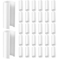Gewächshaus-Clips, 32 Stück 3/4 Zoll Garten-Clips, Kunststoff-Gewächshausklemmen für PVC-Rohre, Reihenabdeckungen, Poolabdeckungen, von JALLERIA