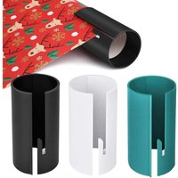 3 Stück Geschenkpapierschneider, Geschenkpapierschneider für Rollen, Weihnachtsgeschenkpapierrollenschneider, einfacher Rollenpapierschneider, von JALLERIA