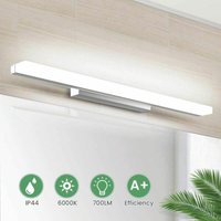 LED-Spiegellampe 40 cm, Badezimmer-Wandleuchte, 700 lm, 8 w, 6000 k, Spiegellampe für Badezimmer, LED-Spiegel, Ip44, LED-Wandleuchte, moderne LED-Spiegellampe 40 cm, Badezimmer-Wandleuchte, 700 lm, 8 w, 6000 k, Spiegellampe für Badezimmer, LED-Spiegel, Ip44, LED-Wandleuchte, moderne von JALLERIA
