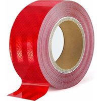 Jalleria - Rotes BCC-Reflexband, 10 m x 5 cm, wasserdichtes, reflektierendes Klebeband, selbstklebendes Warnband, Sicherheitsband – sichtbares von JALLERIA