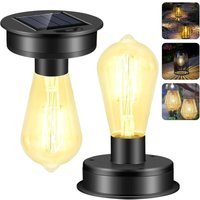 Jalleria - Solar-Glühbirne für den Außenbereich, 2er-Pack Ersatz für Solar-Gartenleuchte mit heller LED-Glühbirne, Ersatzabdeckung für Solarlaterne Jalleria - Solar-Glühbirne für den Außenbereich, 2er-Pack Ersatz für Solar-Gartenleuchte mit heller LED-Glühbirne, Ersatzabdeckung für Solarlaterne von JALLERIA