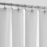 Wasserdichter Duschvorhang aus Stoff mit beschwerten Steinen – Duschvorhangeinlage aus weichem Stoff in Hotelqualität, leicht, maschinenwaschbar – von JALLERIA