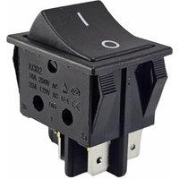 Jalleria - Kippschalter mit Stift aus/ein - rastet nicht ein - geeignet als Ersatz für Rasenmäher von JALLERIA