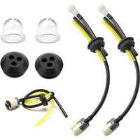 Kraftstoffleitungen mit Filter, universelles Kraftstofffilter-Set, Kraftstoffschlauch für Freischneider, Kraftstoffleitungen für Rasenmäher mit Kraftstoffleitungen mit Filter, universelles Kraftstofffilter-Set, Kraftstoffschlauch für Freischneider, Kraftstoffleitungen für Rasenmäher mit von JALLERIA