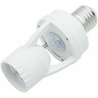 Lampenfassung mit 360° PIR-Bewegungsmelder E27 Lampenfassung mit Bewegungsmelder Sicherheitserkennung E27 Bewegungssensor von JALLERIA