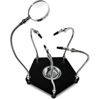 Lötständer mit Lupe, 4 flexiblen Armen und Krokodilklemmen, ideal für Reparaturen, Modellbau, Leiterplatten, Bastelarbeiten und Schmuckherstellung. Lötständer mit Lupe, 4 flexiblen Armen und Krokodilklemmen, ideal für Reparaturen, Modellbau, Leiterplatten, Bastelarbeiten und Schmuckherstellung. von JALLERIA