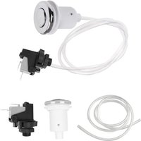 Luftknopfschalter, 250 V Luftdruckknopfschalter Pool Spa Home Massage Badewanne Ein Aus Druckknopf Stahl Spa Ein für Pools und Spas von JALLERIA
