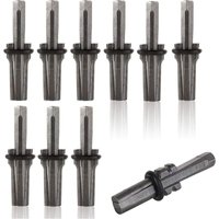 Steinspaltkeil, 16 mm Steckkeil und Federn Betonkeile, 10 Stück Steinspalter, Steinspalter, Steinschneidewerkzeug für Beton, Marmor, Granit von JALLERIA