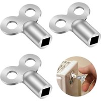 Stück Heizkörper-Entlüftungsschlüssel, Universal-Entlüftungsschlüssel, Vierkantschlüssel, Zentralheizung und Zubehör, für viele Heizkörper von JALLERIA