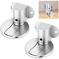 Stück magnetischer Türstopper, Bodenmontage mit einstellbarer Höhe, Wandschutz-Design für den Innenbereich, Türblock mit Klebstoff oder Schrauben, von JALLERIA