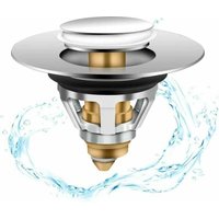 Jalleria - Universeller Badezimmer-Waschbecken-Stopper, Anti-Blockier-Abflusssieb, für Küchenspülen, Badezimmer-Waschbecken, Abflussloch, geeignet von JALLERIA