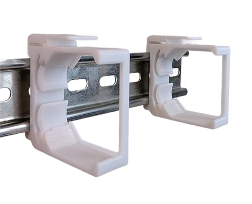 2er Set Adapter Halterung für Shelly Dimmer 2 & Shelly RGBW 2 Hutschiene/DIN Rail bracket (35mm) von JALUDesignDE