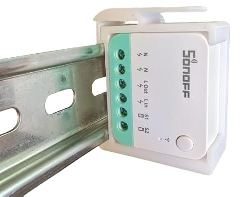 2er Set Adapter Halterung für Sonof MINIR4M Smart Switch Matter Hutschiene/DIN Rail bracket (35mm) von JALUDesignDE