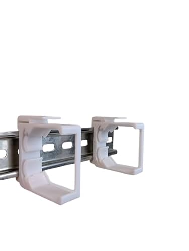 4er Set Adapter Halterung für Shelly Dimmer 2 & Shelly RGBW 2 Hutschiene/DIN Rail bracket (35mm) (4) von JALUDesignDE