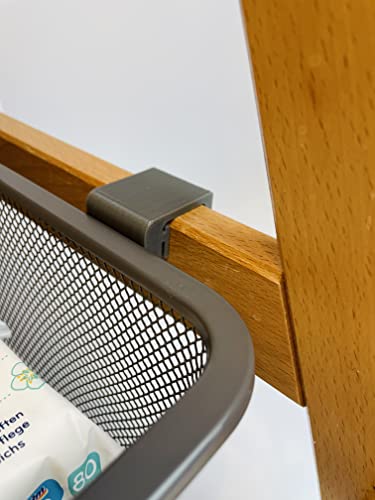 JALUDesignDE Trofast Adapter für Hochstuhl Hauck Alpha und Beta (Grau) von JALUDesignDE