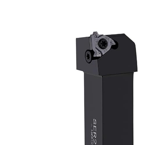 JALYKA 1pc Ser 32MM Externe Drehen Werkzeug Halter SER3232P16 SER3232P22 SER3232P27 B-SER3232P16 SEL Drehmaschine Threading Cutter Bar CNC SER3232 (Size : SER3232P16) von JALYKA