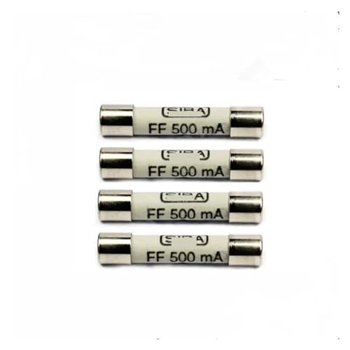 10PCS 6,3 x 32mm FF315mA FF500mA FF630mA FF800MA FF10A FF16A 1000V SIBA Keramik Sicherung DMI-Sicherung (Color : FF16A 500V) von JALde