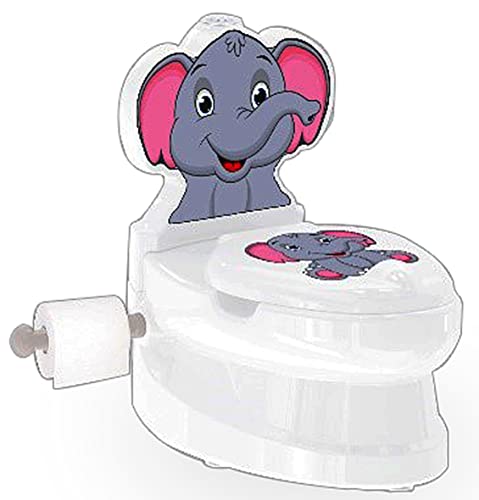 JAMARA Meine kleine Toilette Elefant mit Spülsound und Toilettenpapierhalter - leicht zu reinigen, Saugknöpfe für Guten Halt, Klopapierhalter, Rückenlehne abnehmbar, LED Licht JAMARA Meine kleine Toilette Elefant mit Spülsound und Toilettenpapierhalter - leicht zu reinigen, Saugknöpfe für Guten Halt, Klopapierhalter, Rückenlehne abnehmbar, LED Licht von JAMARA
