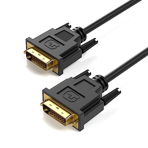 JAMEGA - 1m High Speed DVI zu DVI Kabel - Monitorkabel | DVI-D 24+1 Dual-Link | HDTV Auflösung bis 2560x600 Full HD 1080p 1600p | vergoldete Kontakte | verzinnte OFC Kupferleiter von JAMEGA