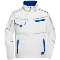 James&nicholson - Funktionelle Jacke JN849 Gr. 6XL white/royal von JAMES & NICHOLSON