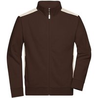 James&nicholson - Sweat-Jacke Herren JN870 Gr. xl brown/stone von JAMES & NICHOLSON