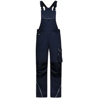 James&nicholson - funktionelle Latzhose JN879 Gr. 52 navy von JAMES & NICHOLSON