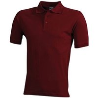 Jn Classic Polo JN070 100%BW, wine, Größe 2XL von JAMES & NICHOLSON