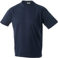 Jn Junior Basic-T JN019 100%BW, navy, Größe m von JAMES & NICHOLSON