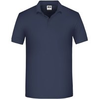 JAMES & NICHOLSON Men's BIO Workwear Polo JN874 50%BW/50%PES Fb. navy Gr. XL von JAMES & NICHOLSON
