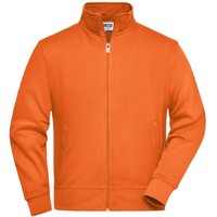 Sweatjacke JN836 Gr. m orange - James&nicholson von JAMES & NICHOLSON