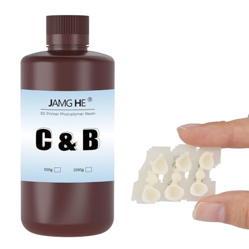 FDA Certification Temporary Dental Model A1 Resin, JAMG HE 405nm 3D Printer Temporary Dental Resin for DLP LCD High Precision High Hardness Fast Cure Teeth Appearance Color A1 500g FDA Certification Temporary Dental Model A1 Resin, JAMG HE 405nm 3D Printer Temporary Dental Resin for DLP LCD High Precision High Hardness Fast Cure Teeth Appearance Color A1 500g von JAMG HE