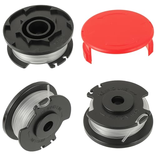 JAMHER 3 Stück Ein-hell GE-CT 18/28 Li Ersatzschnurspule, 5 m Länge Ø 1,6 mm für Ein-hell GE-CT 18/28 Li TC Ersatzfadenspule(3 Spulen + 1 Kappe) von JAMHER