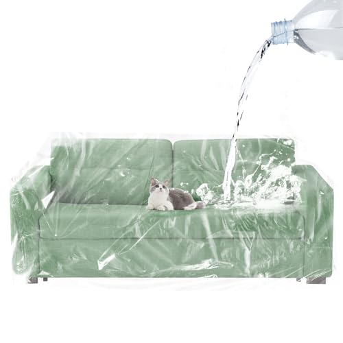JAMHEXOU 1PC 2x3m Sofabezug Abdeckung langlebig wasserdicht Staubschutz für Bett Sofa Möbel beim Umzug oder Lagerung – Effektiver Schutz vor Staub, Verschleiß und Feuchtigkeit von JAMHEXOU