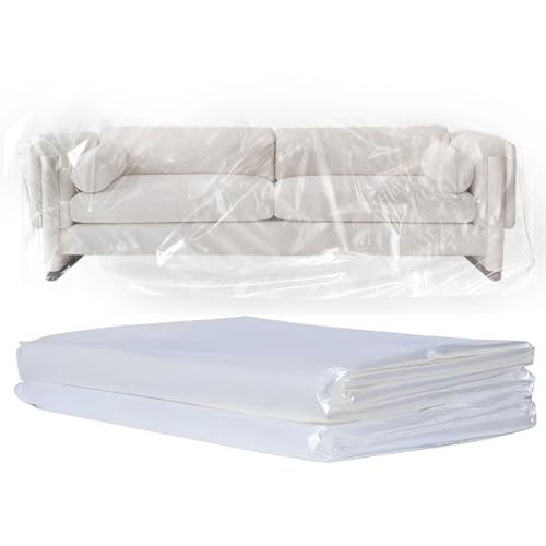 JAMHEXOU 2PC 2x3m Sofabezug Abdeckung langlebig wasserdicht Staubschutz für Bett Sofa Möbel beim Umzug oder Lagerung – Effektiver Schutz vor Staub, Verschleiß und Feuchtigkeit JAMHEXOU 2PC 2x3m Sofabezug Abdeckung langlebig wasserdicht Staubschutz für Bett Sofa Möbel beim Umzug oder Lagerung – Effektiver Schutz vor Staub, Verschleiß und Feuchtigkeit von JAMHEXOU